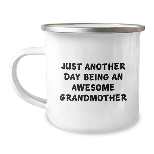 Grandma's Camping Adventures, Funny Quote, Gifts from Family for Grandma on Mother's Day Unique Camping Mug - Image 1