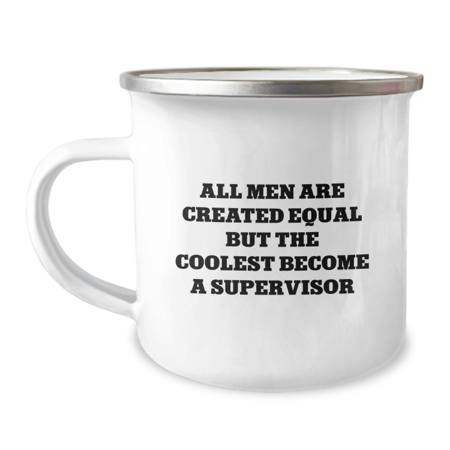 Funny Supervisor Gifts from Family, Unique Camping Mug for Supervisor, Ideal Gift for Father's Day - Image 1