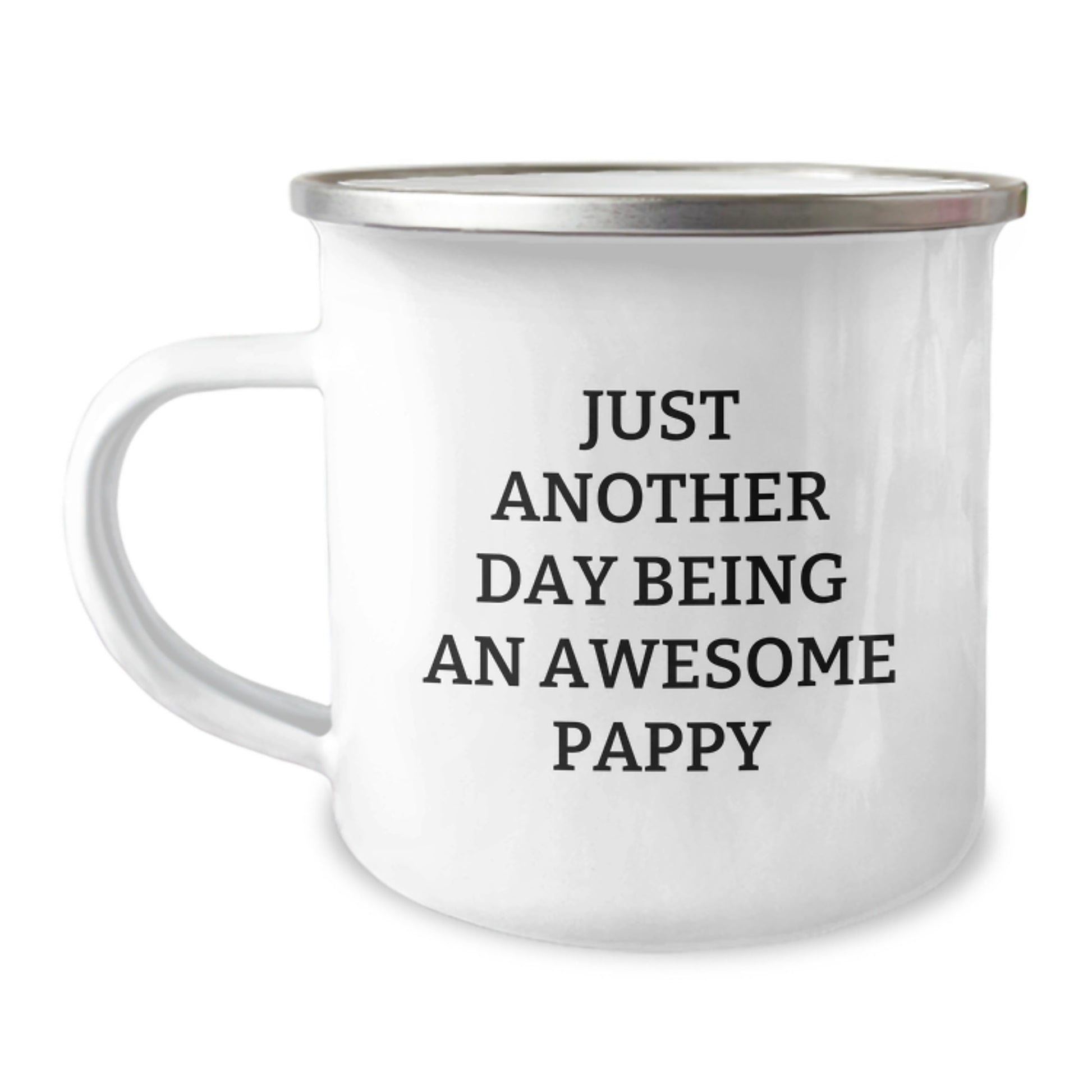 Cute Pappy Graduation Gifts from Family - Just Another Day Being An Awesome Pappy - Funny Camping Mug for Pappy - Image 1