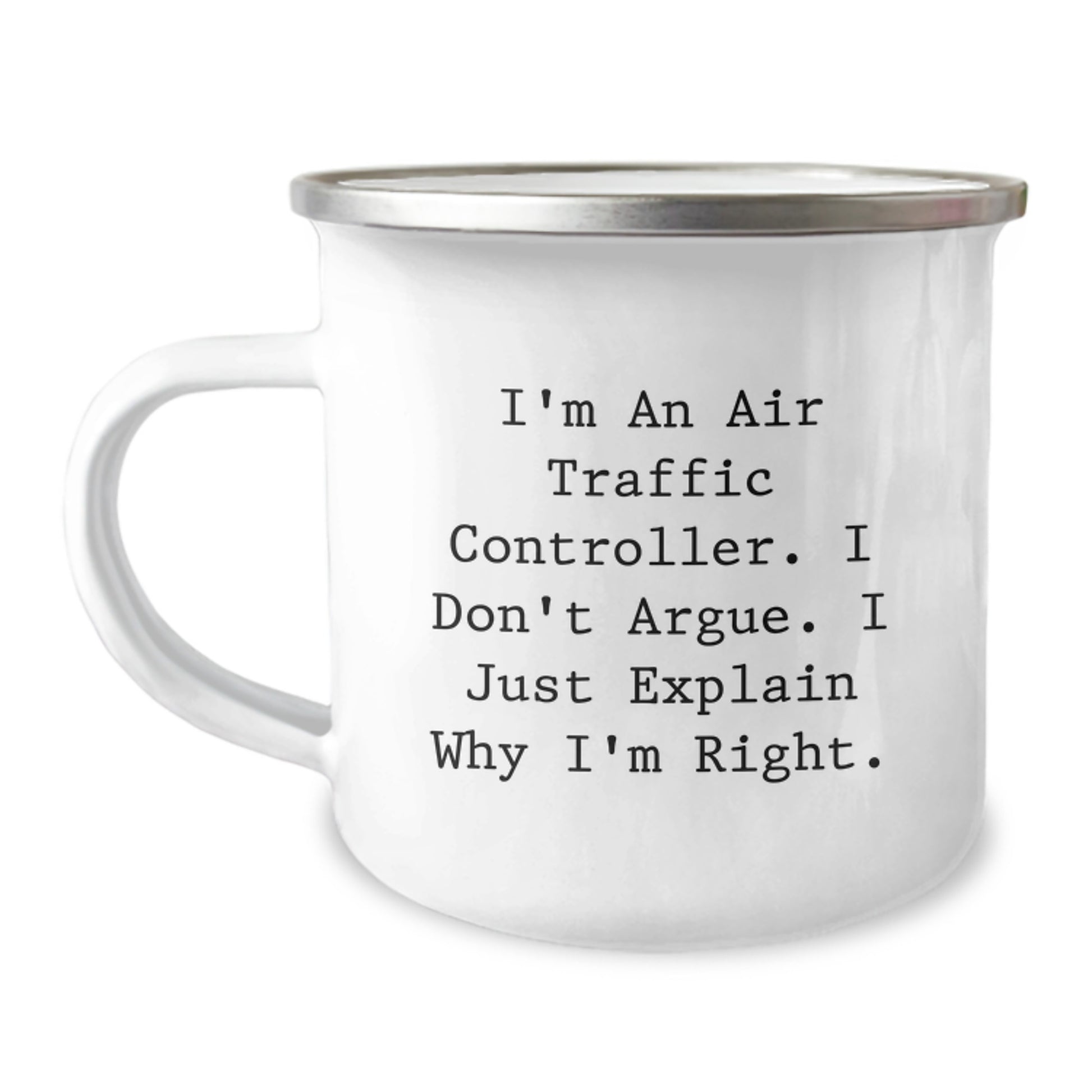 Funny Gifts from Friends for Air Traffic Controller, Camping Mug, Unique Graduation Unique Air Traffic Controller Gifts - Image 1