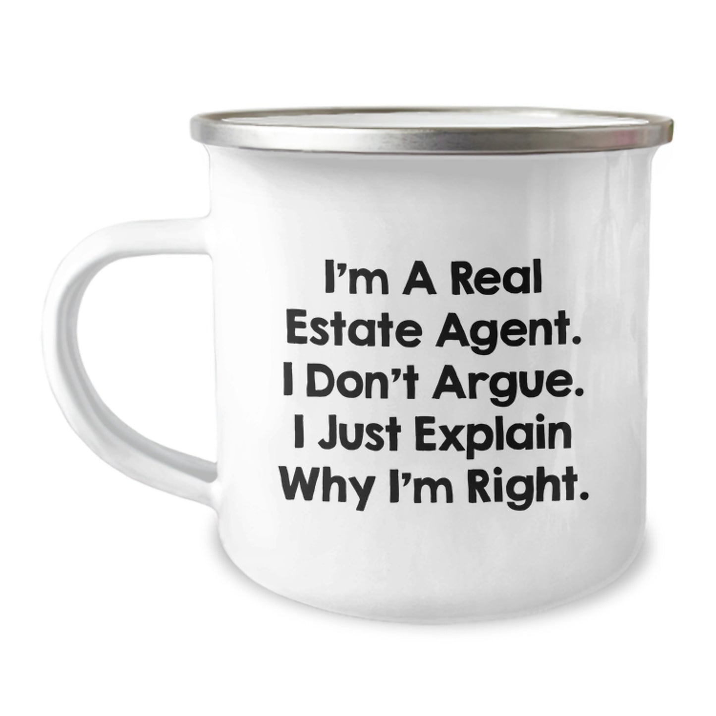 Real Estate Agent Funny Gifts from Men to Real Estate Agent Friends or Family - I'm A Real Estate Agent Mug for Graduation Unique Gifts - Image 1