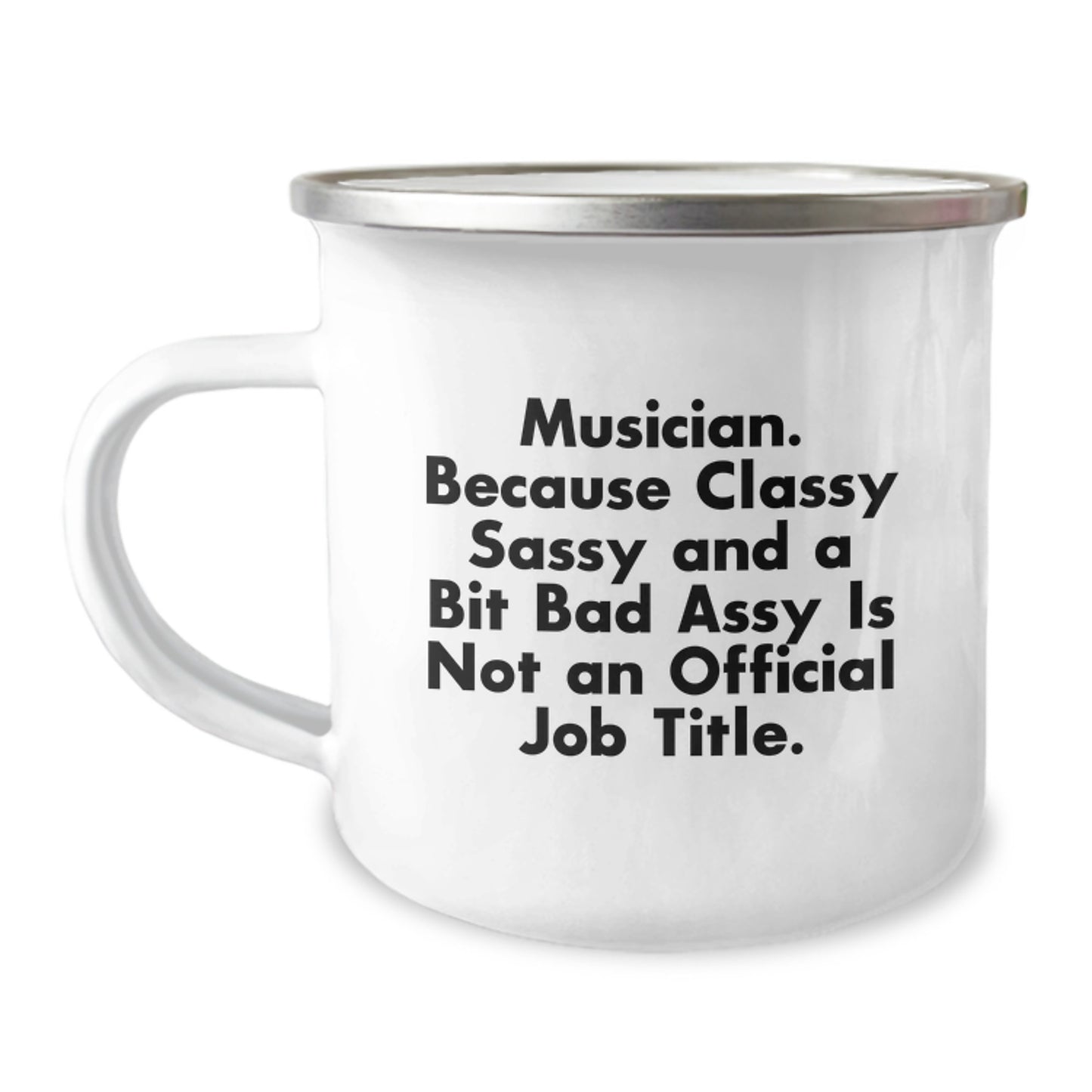 Funny Musician Gifts for Men Camping Mug - Unique Graduation Unique Gifts from Family for Musician Friends - Image 1