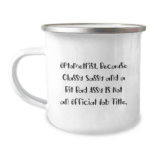 Funny Optometrist Gifts for Men Friends Family from - Camping Mug Graduation Unique - Image 1