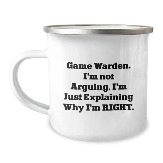Game Warden Gifts from Friends Funny Camping Mug for Him Graduation Unique Gifts - Image 1