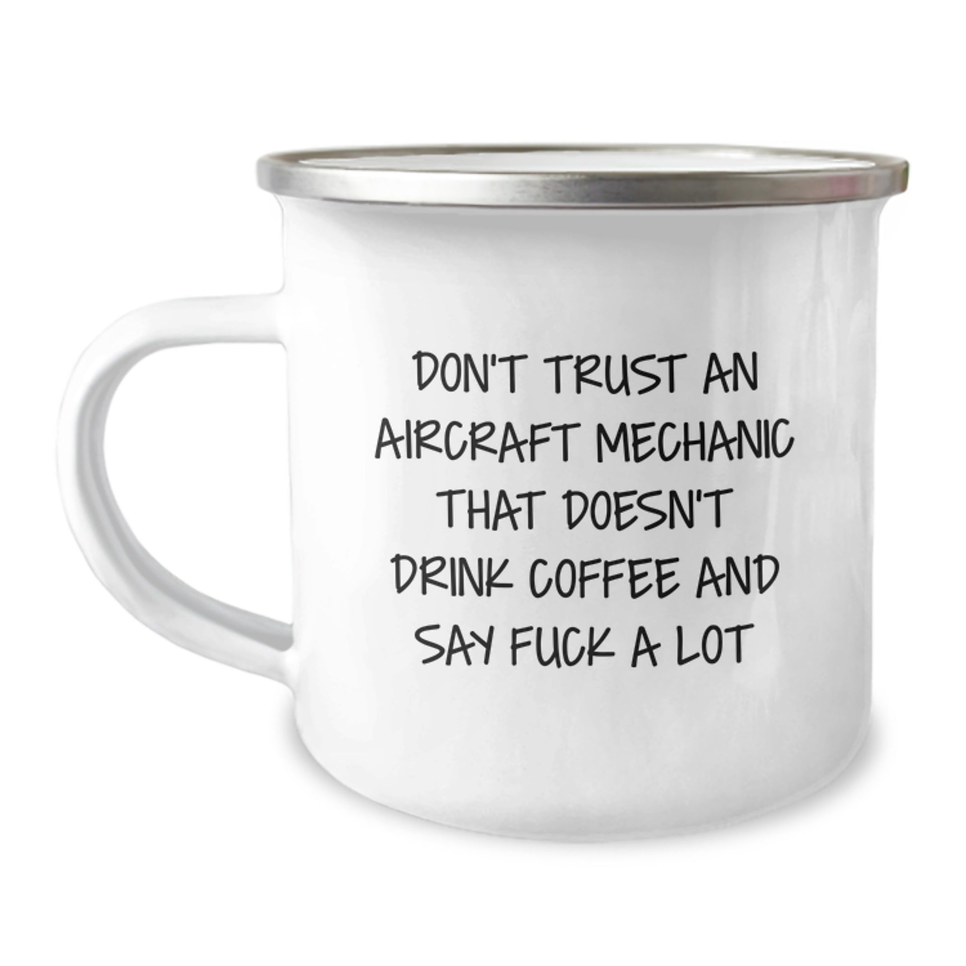Funny Aircraft Mechanic Gifts from Men to Aircraft Mechanic Friends on Mother's Day Unique Camping Mug - Image 1