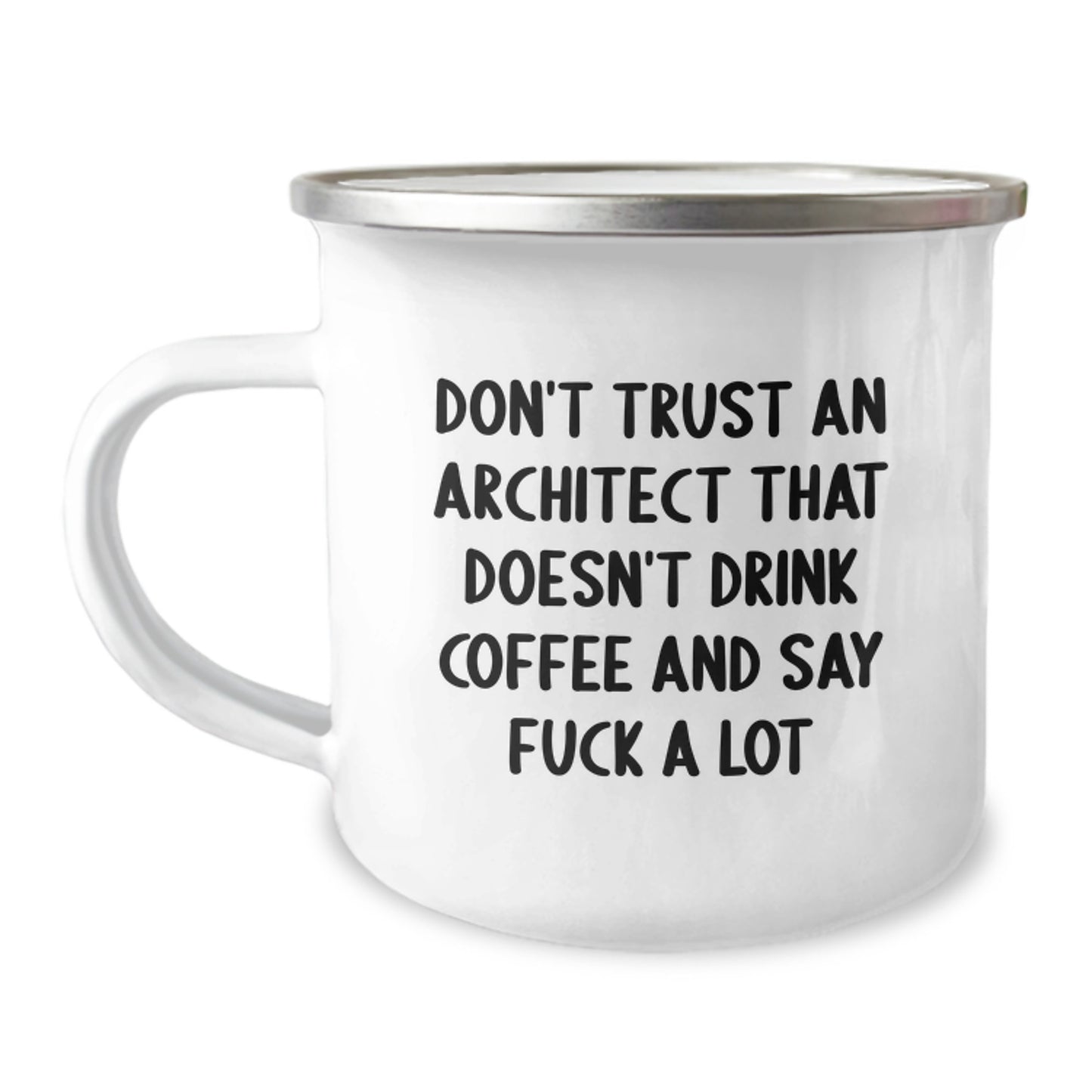 Funny Architect Gifts, Mother's Day Unique Gifts from Men, 'Don't Trust An Architect' Sarcasm Coffee Mug for Architect Friends - Image 1