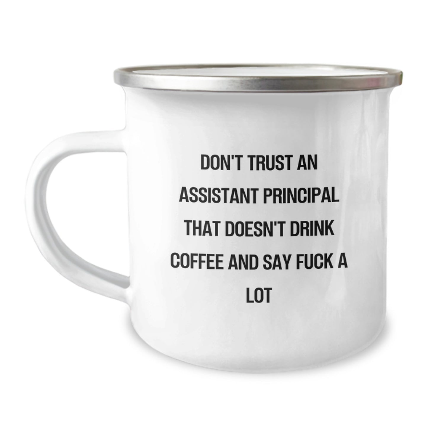Funny Assistant Principal Gifts for Men Funny Camping Mug Coffee Lover Gifts from Friends to Assistant Principal - Image 1