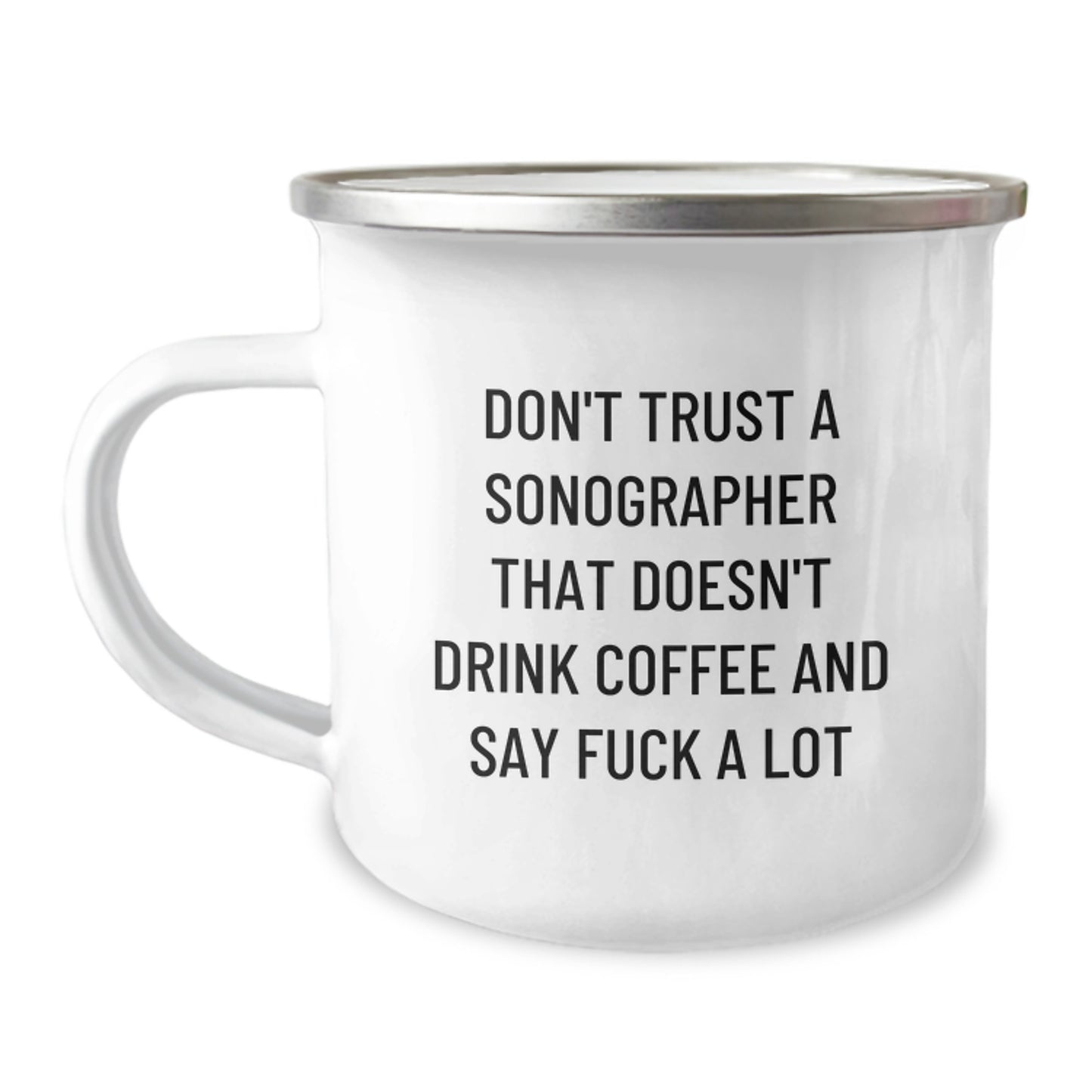 Funny Gifts for Sonographer, Daughter-In-Law Sonographer, Mom Sonographer, Funny Camping Mug, Sonographer Daughter Gifts from Mom - Image 1