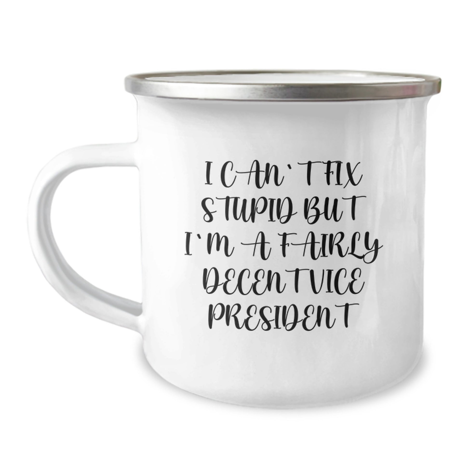 Gifts from Friends for Vice President - Funny Camping Mug - Ideal Gift for Graduation Unique Occasion - Image 1