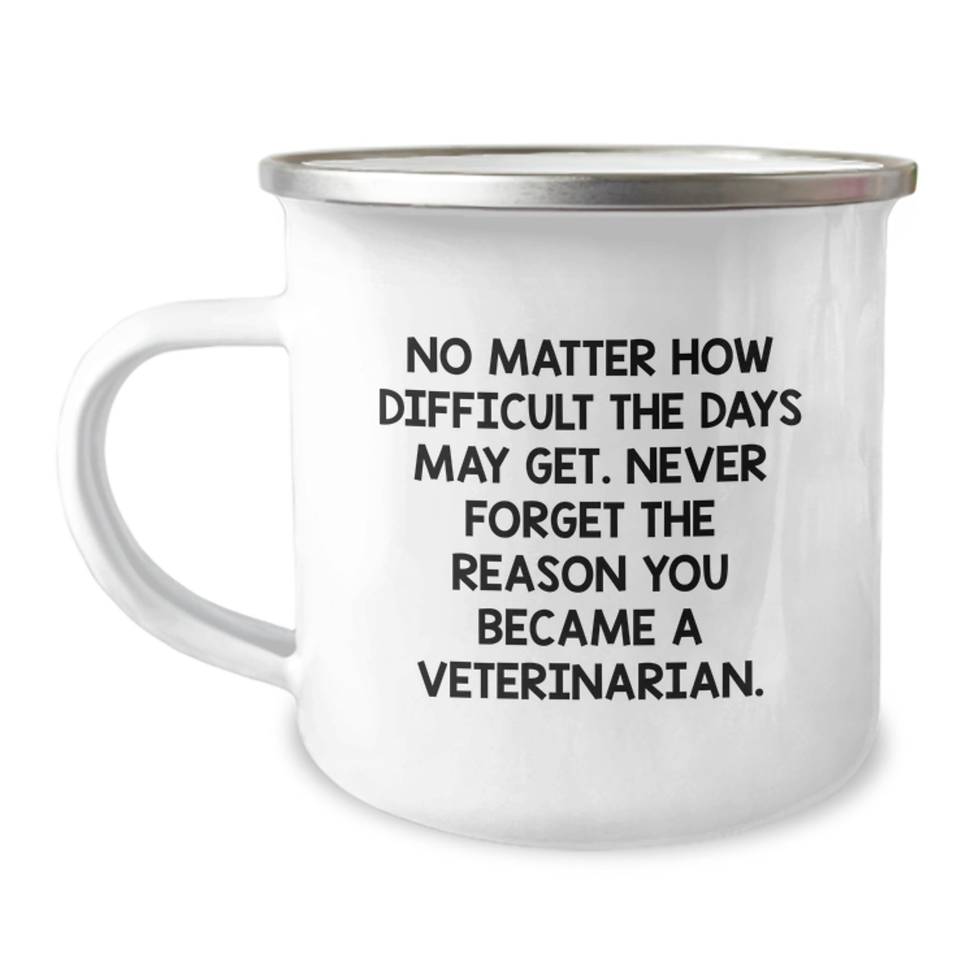 Veterinarian Gifts for Men and Women - Never Forget the Reason - Unique Camping Mug - Image 1