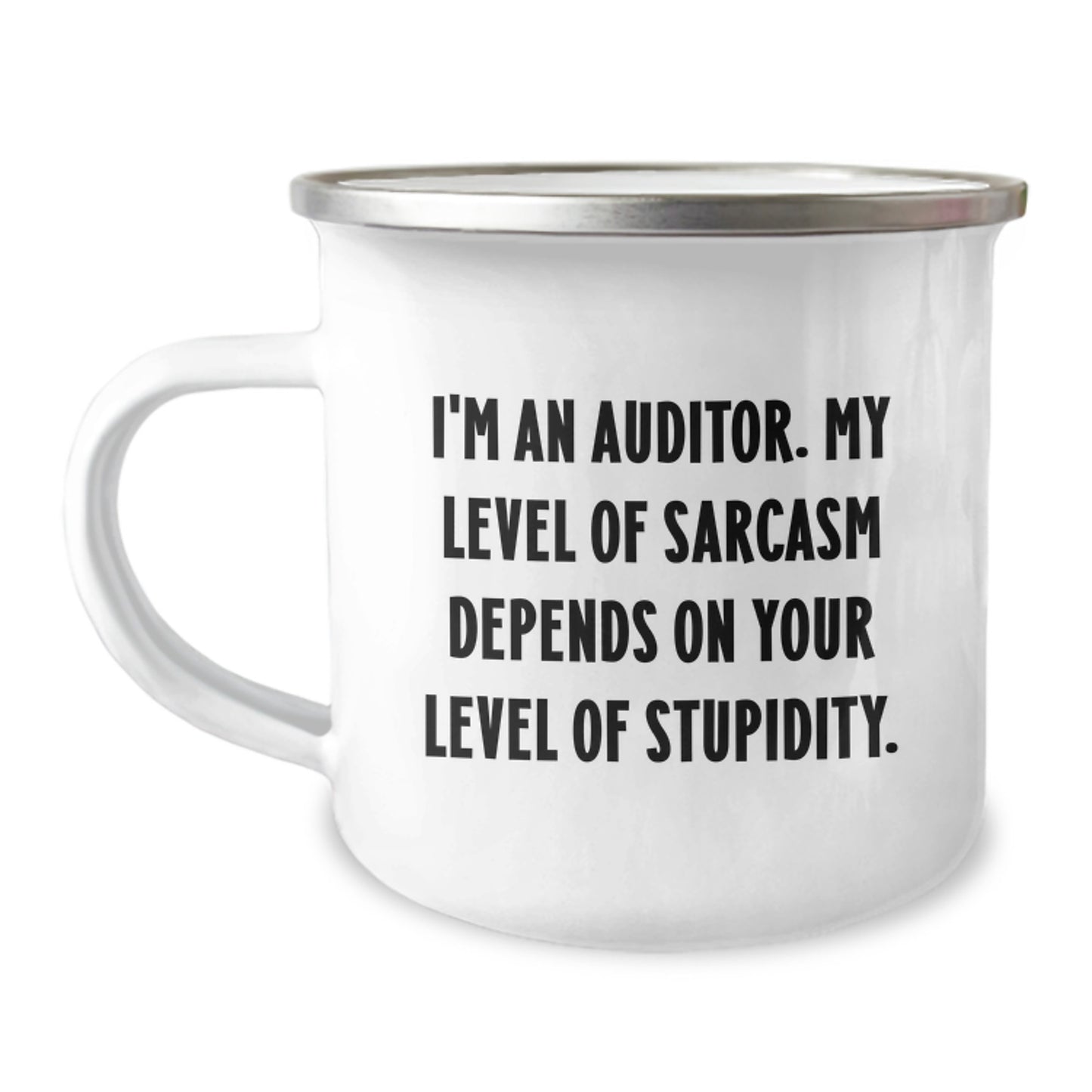 Funny Auditor Gifts from Friends, Unique Camping Mugs for Auditor, Inspirational Auditor Quote, Gift for Auditor, Graduation Unique Gifts - Image 1
