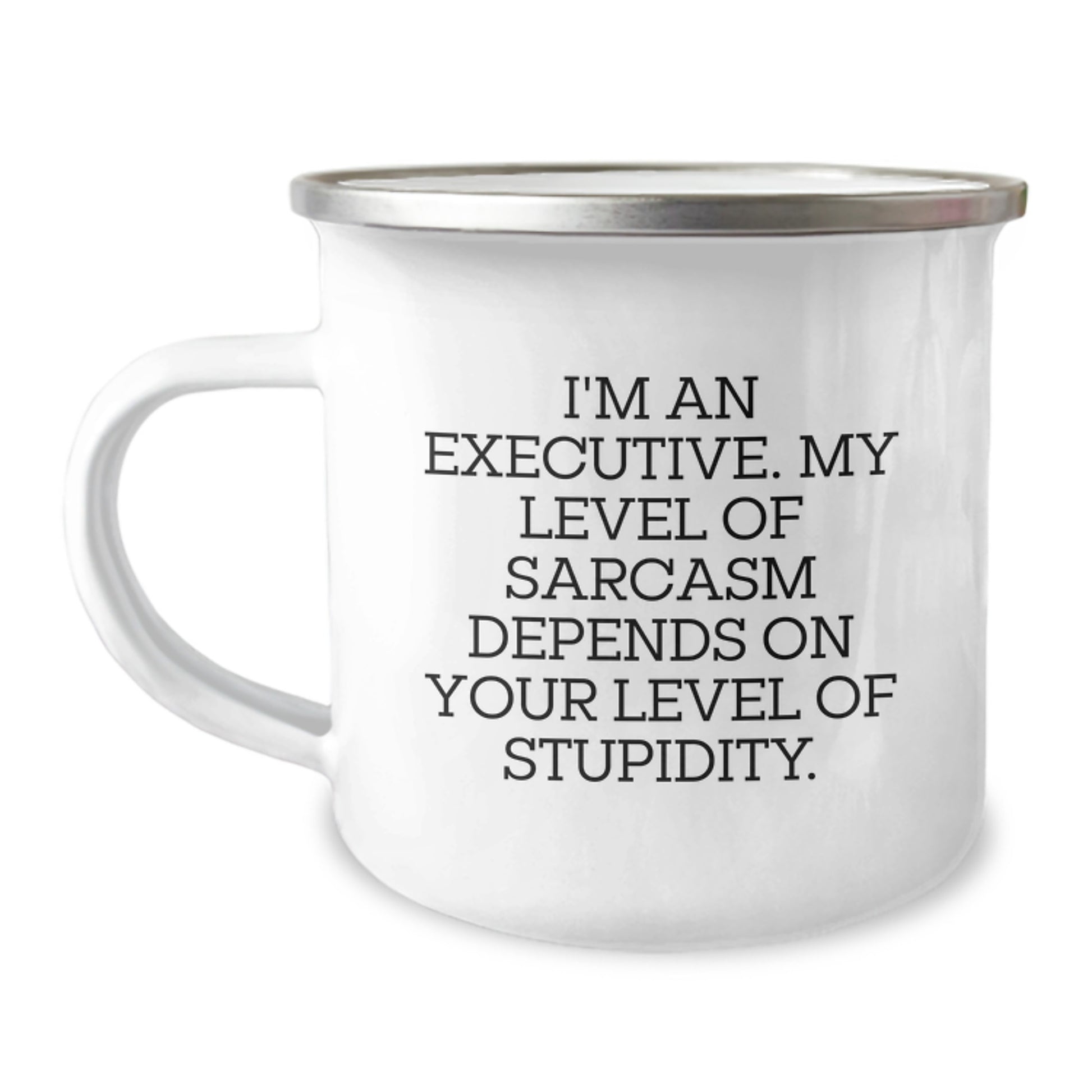Funny Executive Gifts for Men from Coworkers - I'm An Executive Mug, 12 oz Stainless Steel Camping Mug, Perfect for Graduation Unique Gifts - Image 1