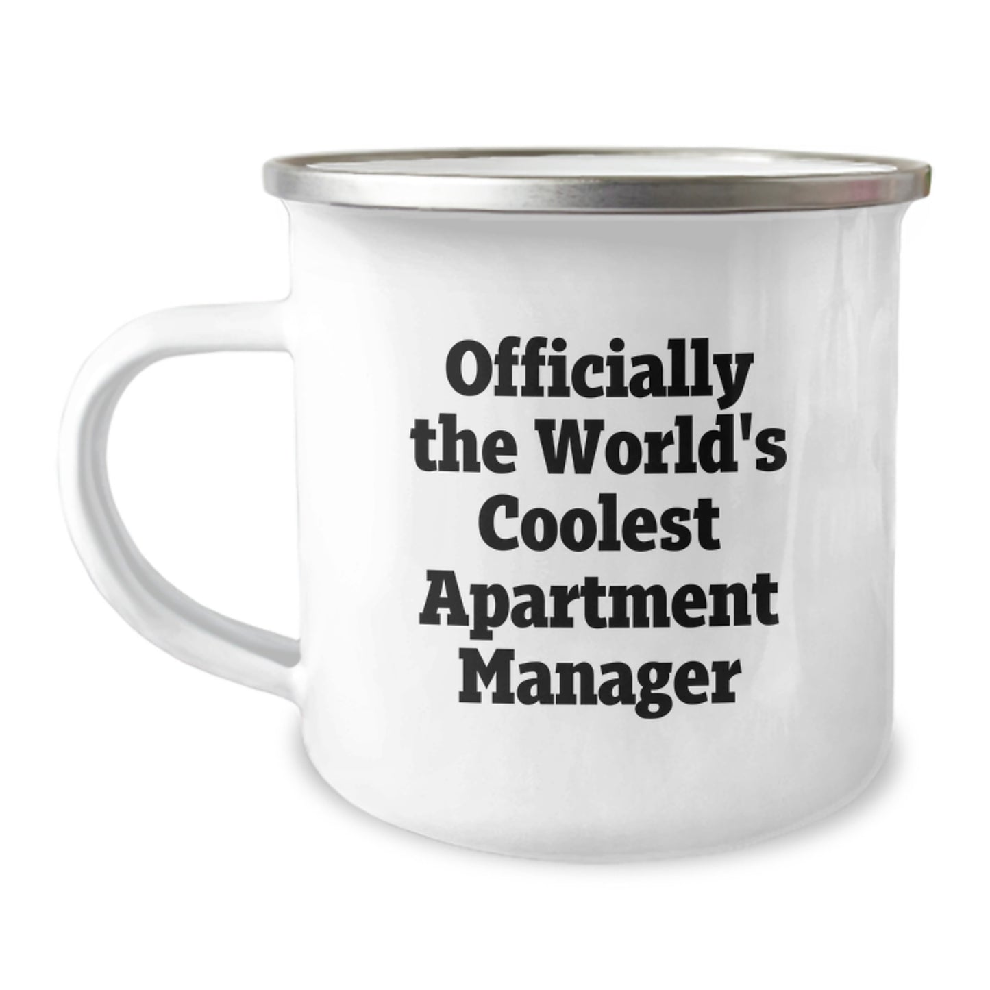 Funny Gifts from Men to Apartment Manager for Valentine's - Coolest Apartment Manager Camping Mug for Men, Women, Friends, Family - Image 1