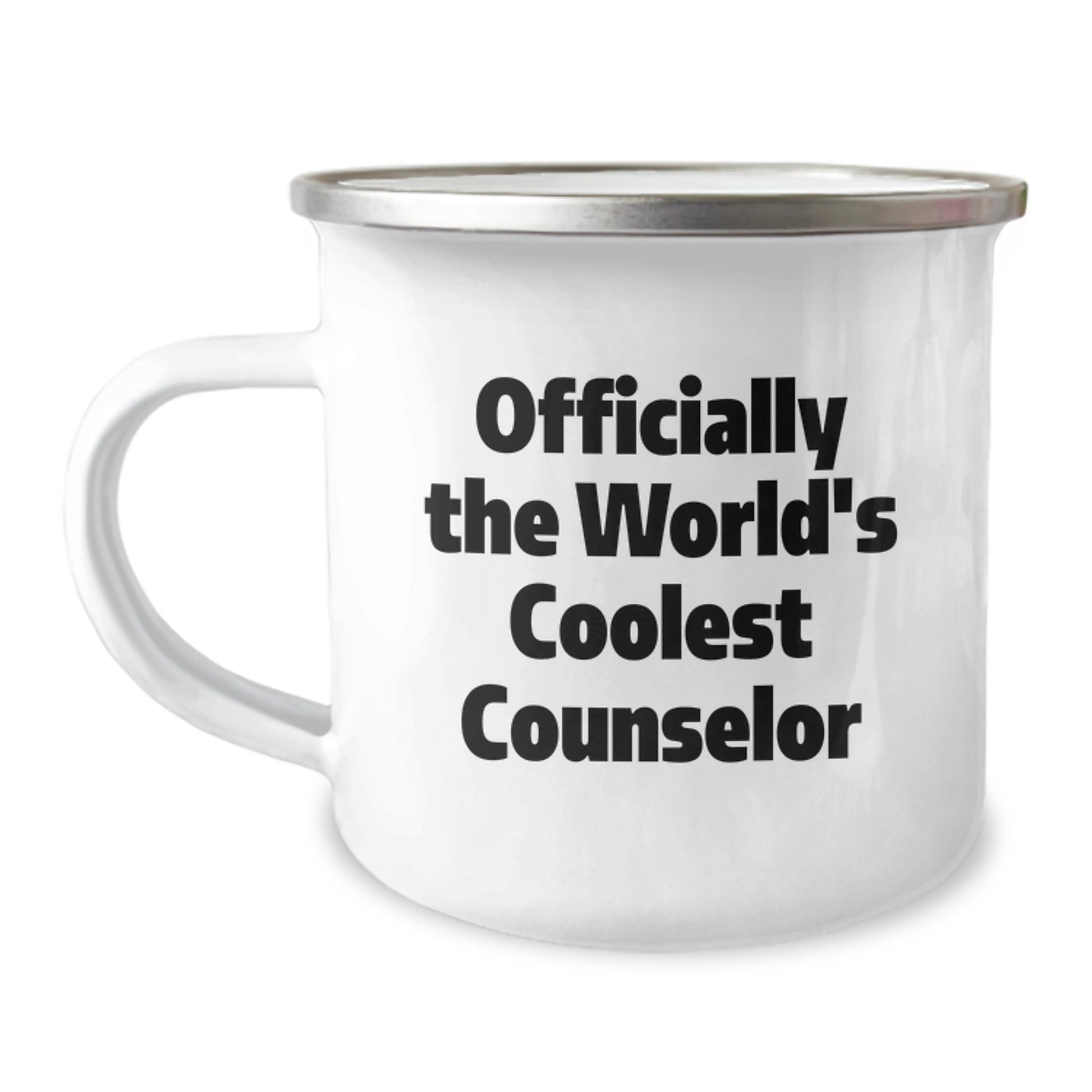 Funny Counselor Gifts for Men and Women, Officially The World's Coolest Counselor Camping Mug Valentine's Unique Gifts from Friends Family - Image 1