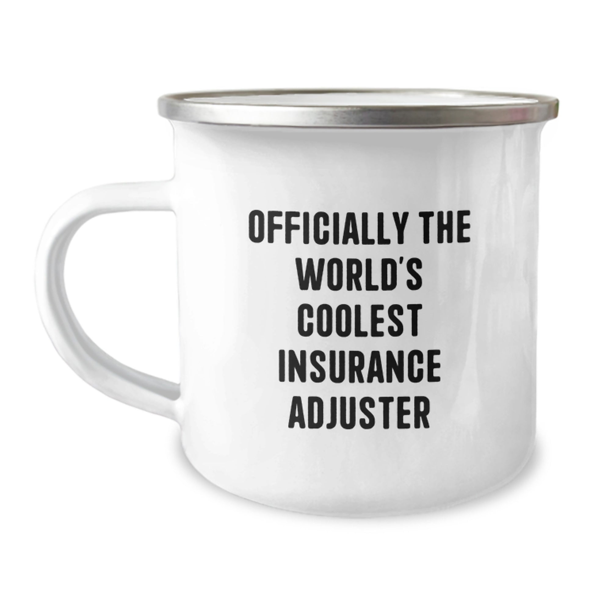 Funny Insurance Adjuster Gifts for Men - Officially The World's Coolest Insurance Adjuster Camping Mug, Unique Christmas Unique Gifts from Friends to Family - Image 1