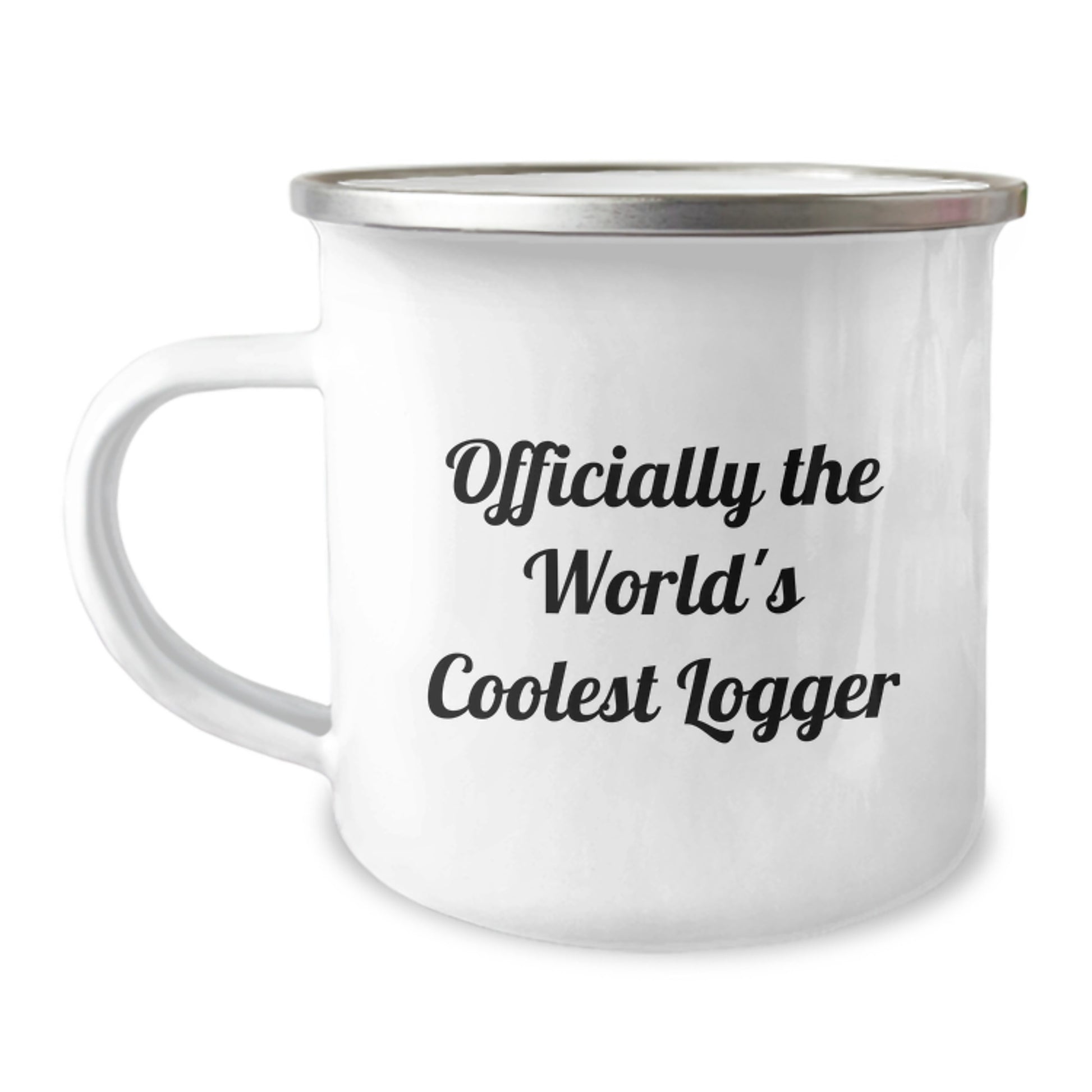 Funny Logger Christmas Unique Gifts for Him Gifts from Family - Logger Camping Mug Officially The World's Coolest Logger - Image 1