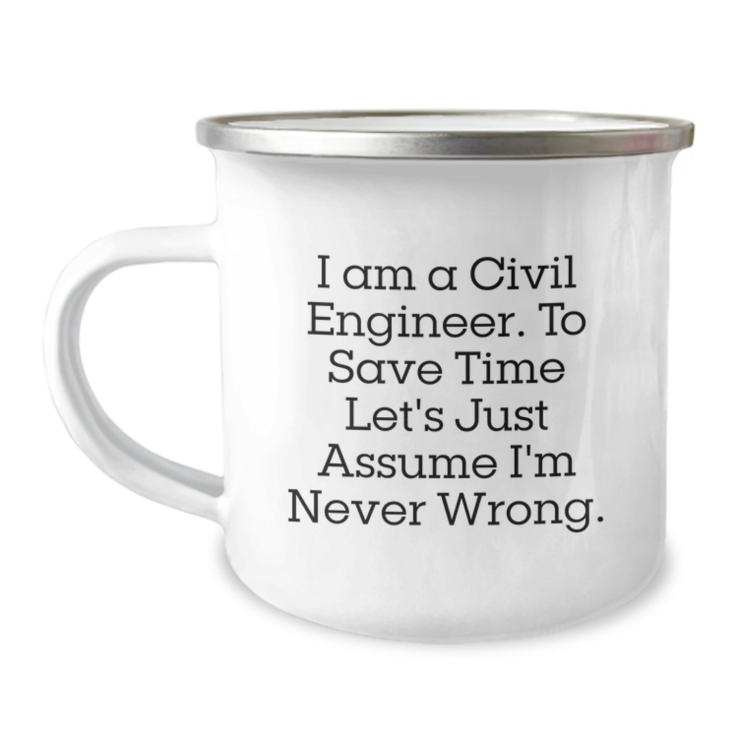 Civil Engineer Gifts - Funny Camping Mug for Men Friends Family - Christmas Unique Gifts from Dad to Civil Engineer - Image 1