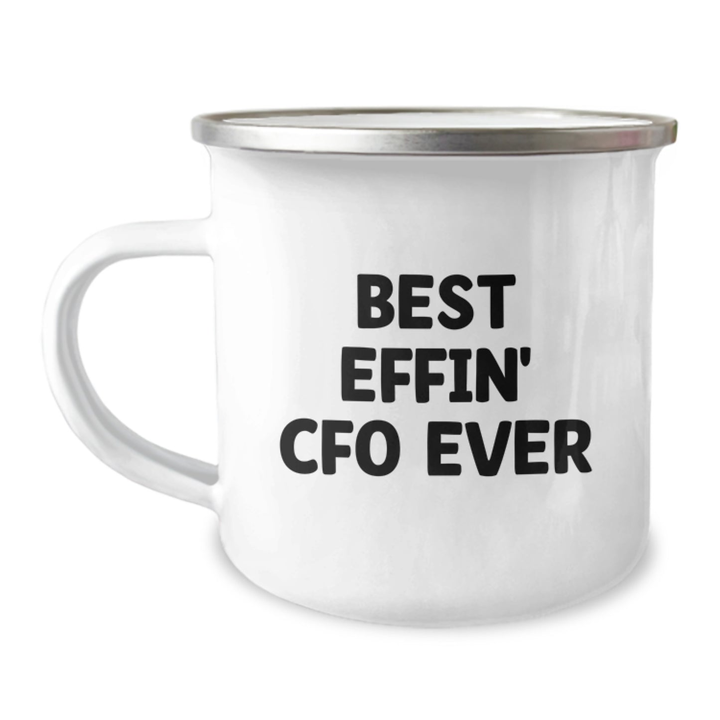 Funny CFO Gifts for Him, Best Effin' Cfo Ever Camping Mug, Graduation Unique Gifts from Men to CFO, Best CFO, Funny Gifts for CFO - Image 1