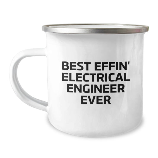 Funny Electrical Engineer Camping Mug Gifts from Friends and Family, Best Effin' Inspirational Humor, Valentine's Unique - Image 1