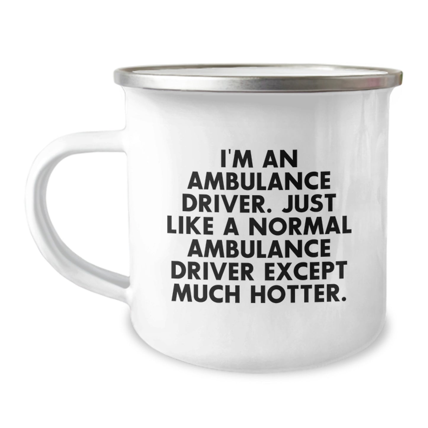 Funny Ambulance Driver Gifts from Men to Ambulance Driver Husband on Father's Day Unique Camping Mug - Image 1