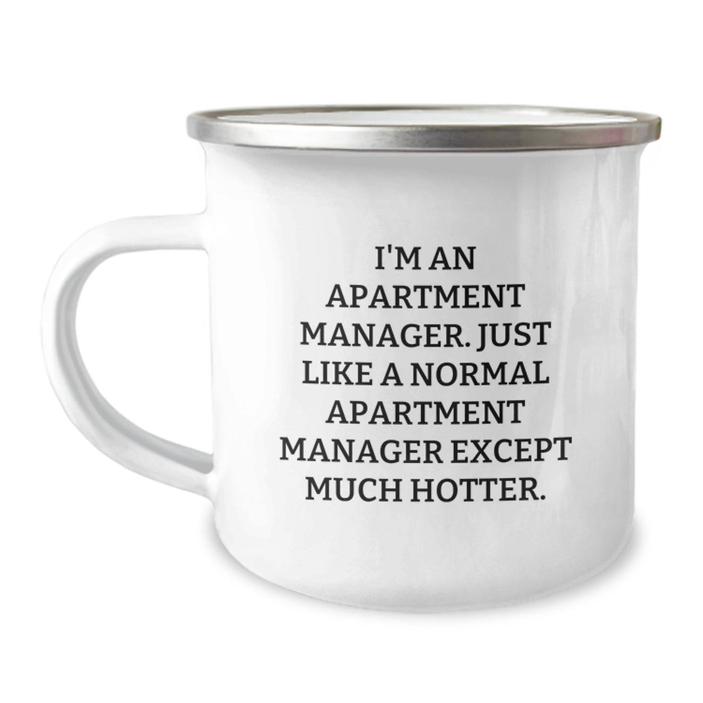 Funny Apartment Manager Gifts, Unique Camping Mug for Men, Gifts from Men to Apartment Manager, Father's Day Unique Gifts - Image 1