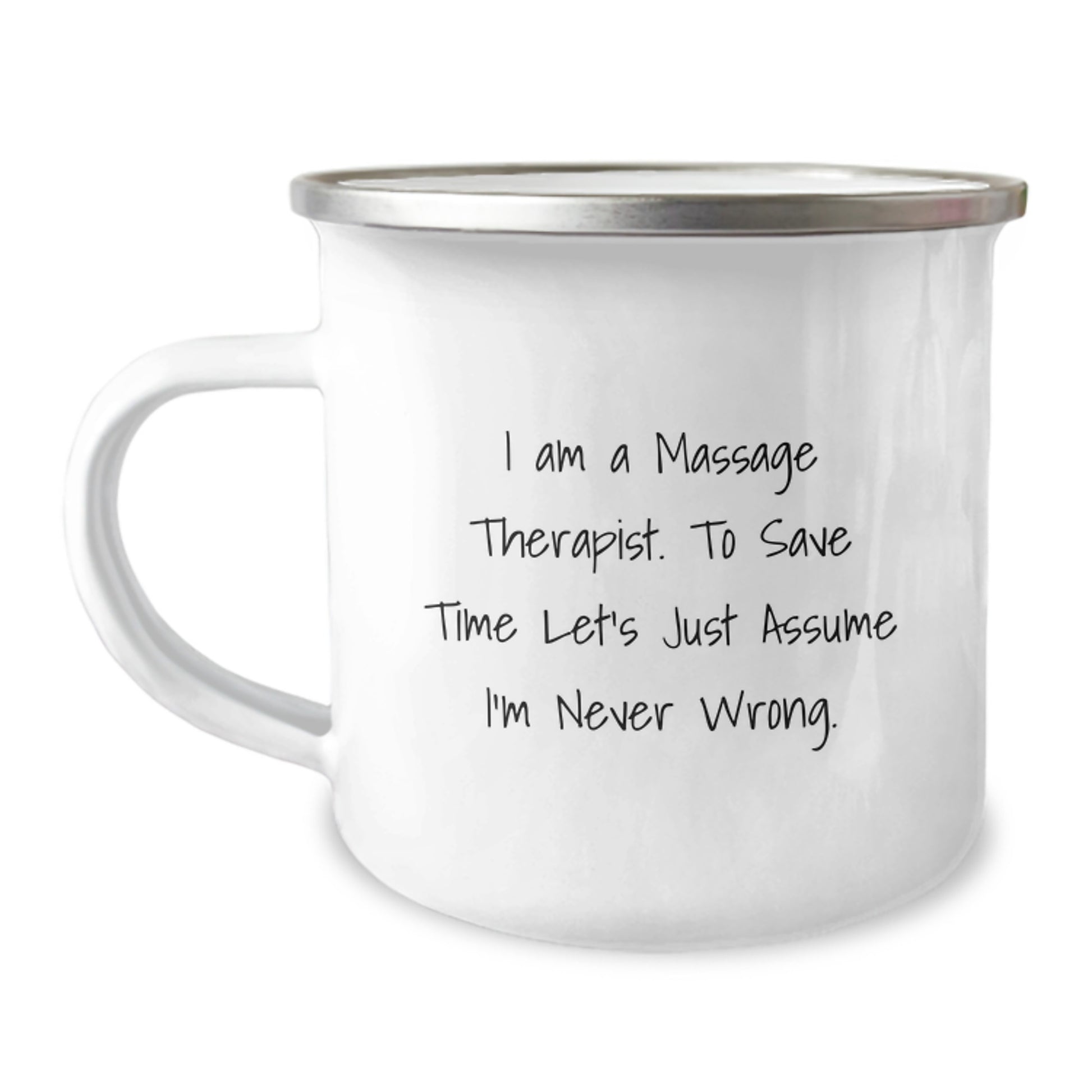Massage Therapist Funny Camping Mug Gifts from Family for Birthday Unique - Image 1
