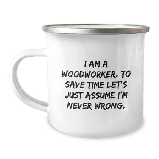 Funny Woodworker Camping Mug Gifts for Men - Unique Christmas Unique Gifts from Friends - Image 1