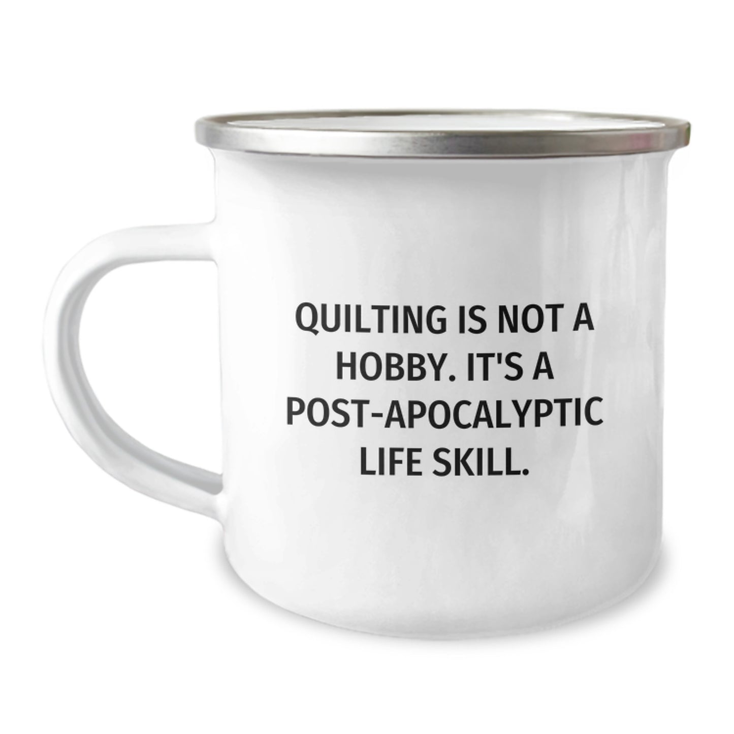 Quilting Gifts for Quilting Enthusiasts, Funny Camping Mug, Gifts from Friends, Birthday Unique Gifts - Image 1
