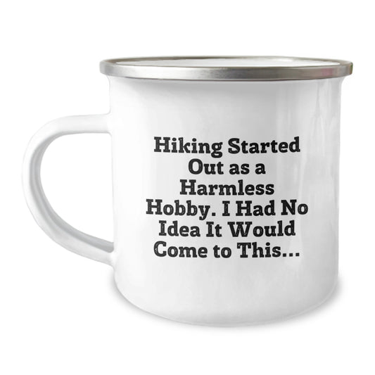 Funny Hiking Gifts for Men, Unique Birthday Unique Gifts from Friends, Inspirational Camping Mug for Hiking Lovers - Image 1