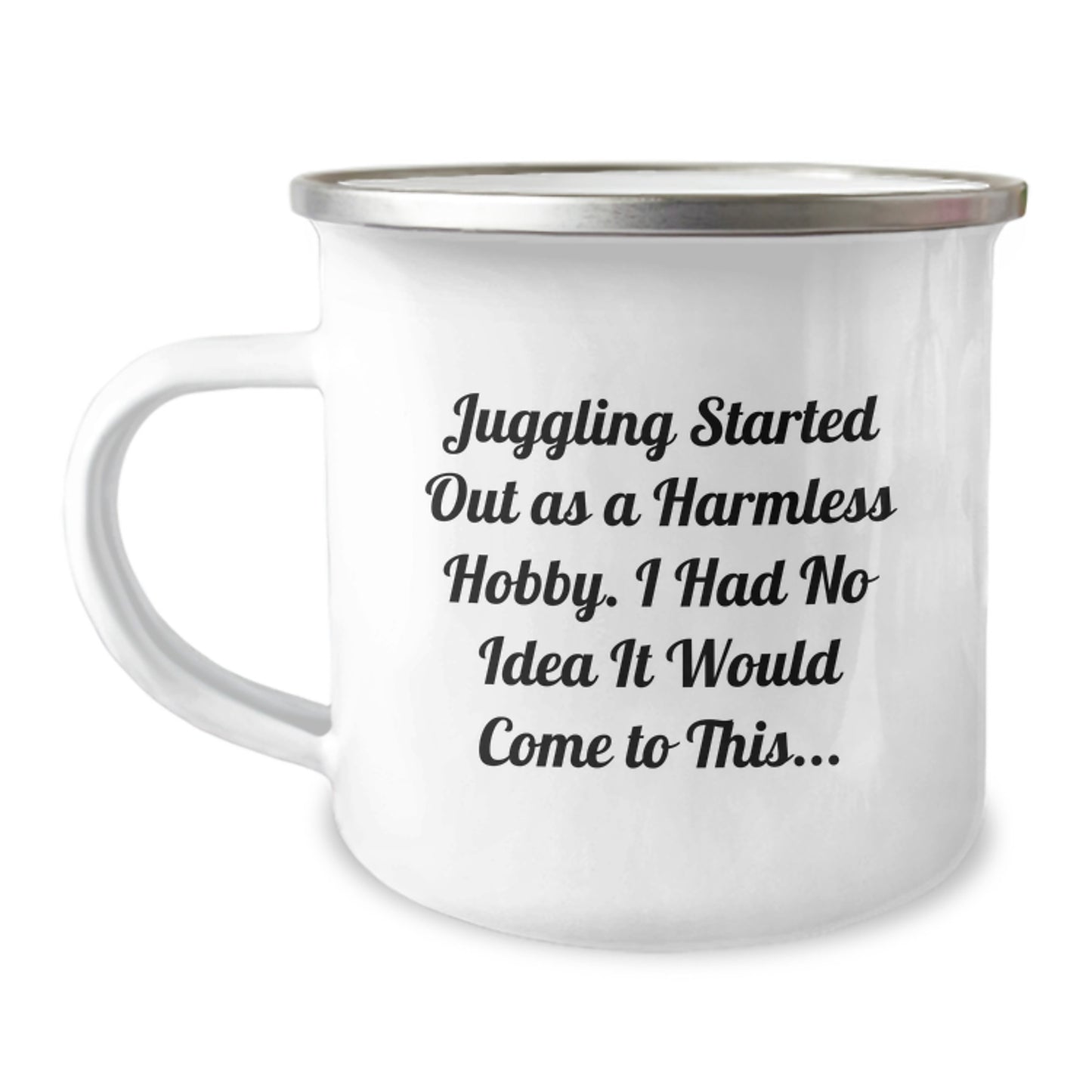 Juggling Enthusiast Gifts from Men to Friends, Funny Camping Mug for Juggling Lovers at Christmas Time - Image 1