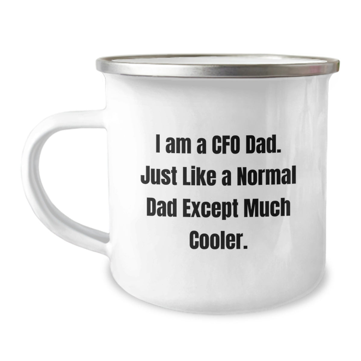 Funny CFO Gifts from Dad, Unique Birthday Coffee Mugs for CFO Men, Camping Mug I Am A Cfo Dad - Image 1