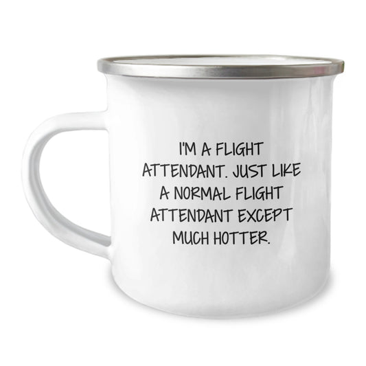 Flight Attendant Gifts from Friends Funny Camping Mug for Mother's Day Unique Gifts - Image 1
