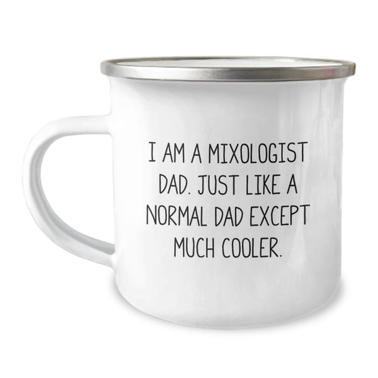Mixologist Dad Gifts, Funny Camping Mugs for Men, Christmas Unique Presents from Dad to Mixologist Son - Image 1