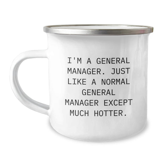 Funny General Manager Camping Mug Gifts for Him from Son, Daughter, Friends, or Family - Unique Mother's Day Unique Gifts - Image 1