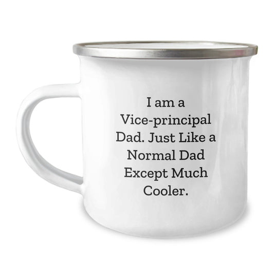 Funny Vice-principal Gifts for Men, Vice-principal Dad Camping Mug with I Am A Vice-principal Dad, Unique Christmas Unique Gifts from Friends for Vice-principal - Image 1