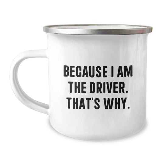 Funny Driver Camping Mug Gifts from Men to Driver Friends on Birthday Unique - Image 1