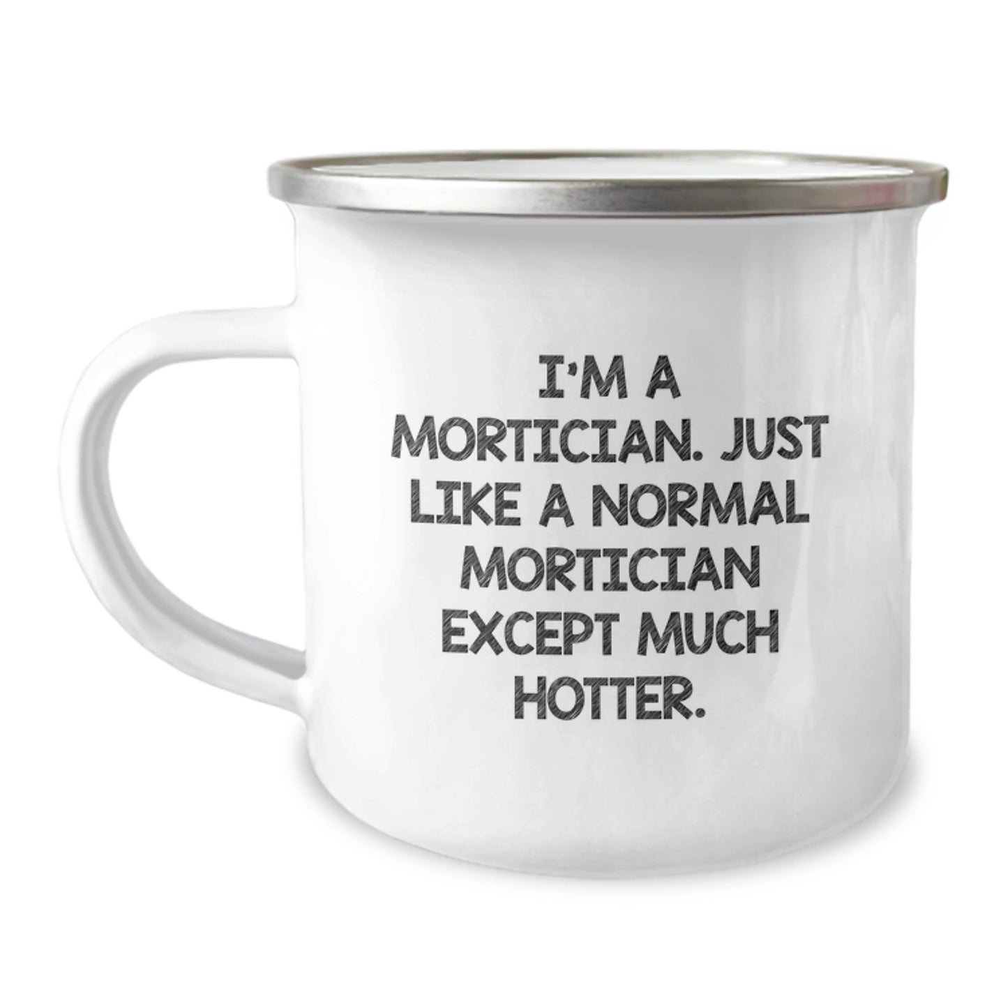 Funny Mortician Gifts for Dad Funny Camping Mug 'I'm A Mortician' Unique Father's Day Unique Gifts from Men to Mortician - Image 1