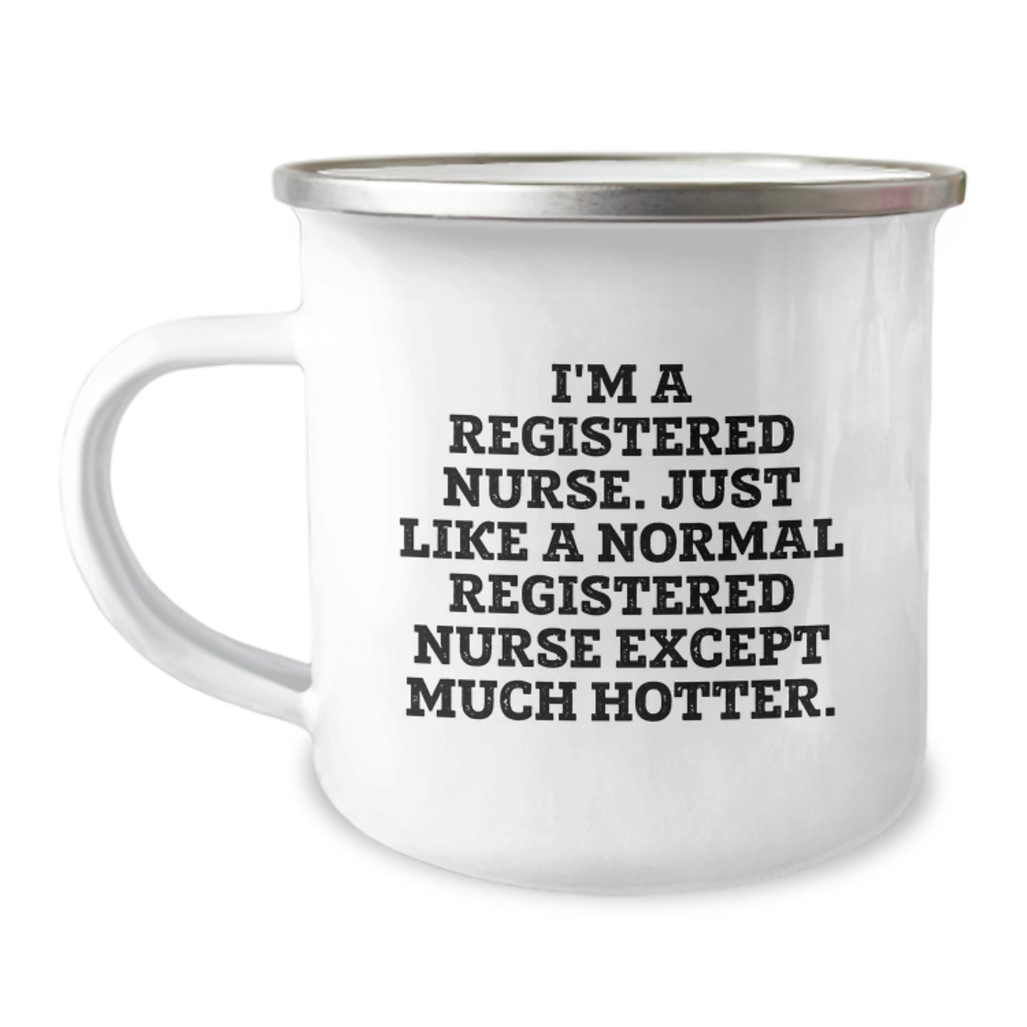 Funny Registered Nurse Gifts Ideas for Mom's Mother's Day Unique Camping Mug - Image 1