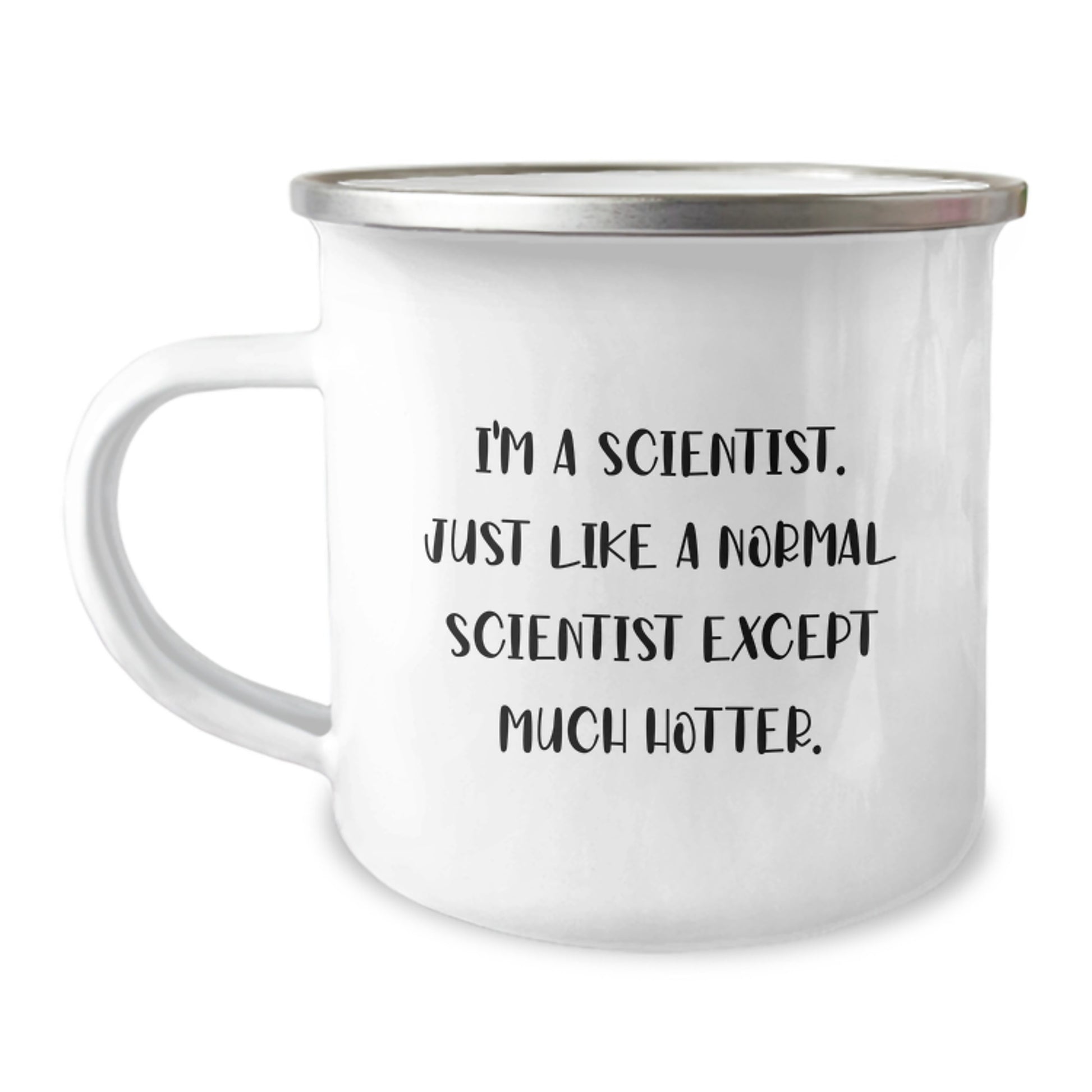 Funny Scientist Gifts from Dad to Mom on Mother's Day Unique Camping Mug - Image 1