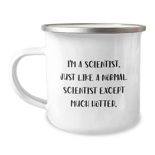 Funny Scientist Gifts from Dad to Mom on Mother's Day Unique Camping Mug - Image 1