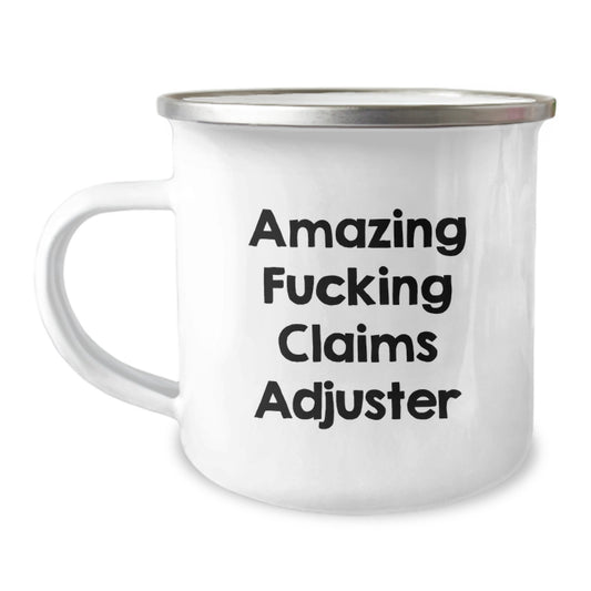 Funny Claims Adjuster Gifts from Friends for Christmas Unique Presents Men Stainless Steel Camping Mug - Image 1