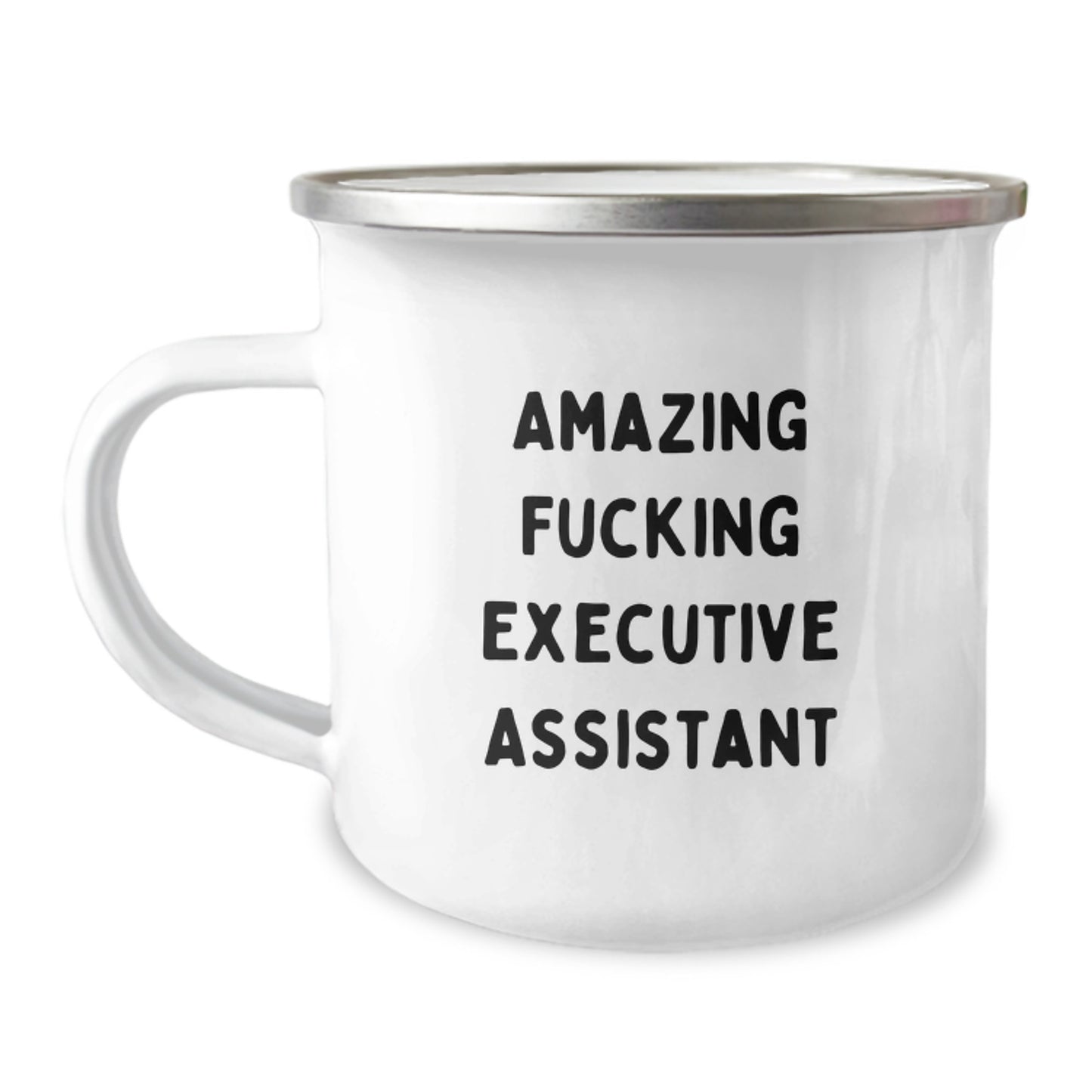 Funny Executive Assistant Gifts for Men - 'Amazing F--king Assistant' Birthday Unique Camping Mug for Friends Family Coworkers - Image 1