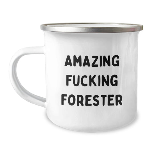 Funny Forester Gifts, Amazing Camping Mug for Forester Lovers, Birthday Unique Gifts from Friends to Forester - Image 1