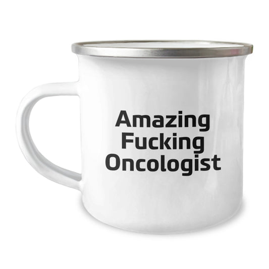 Funny Oncologist Gifts for Men, Gifts from Friends to Oncologist, Amazing F--king Oncologist Christmas Unique Mugs - Image 1