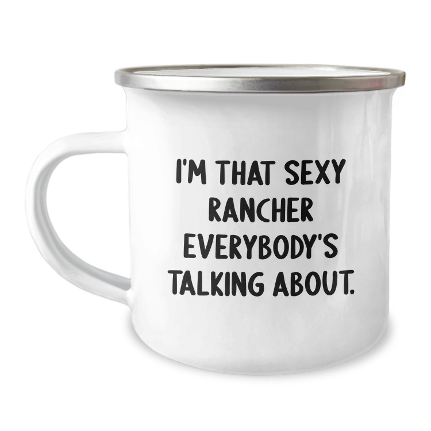 Funny Rancher Gifts for Men, Sexy Rancher Camping Mug, Unique Christmas Unique Gifts from Friends for Him - Image 1