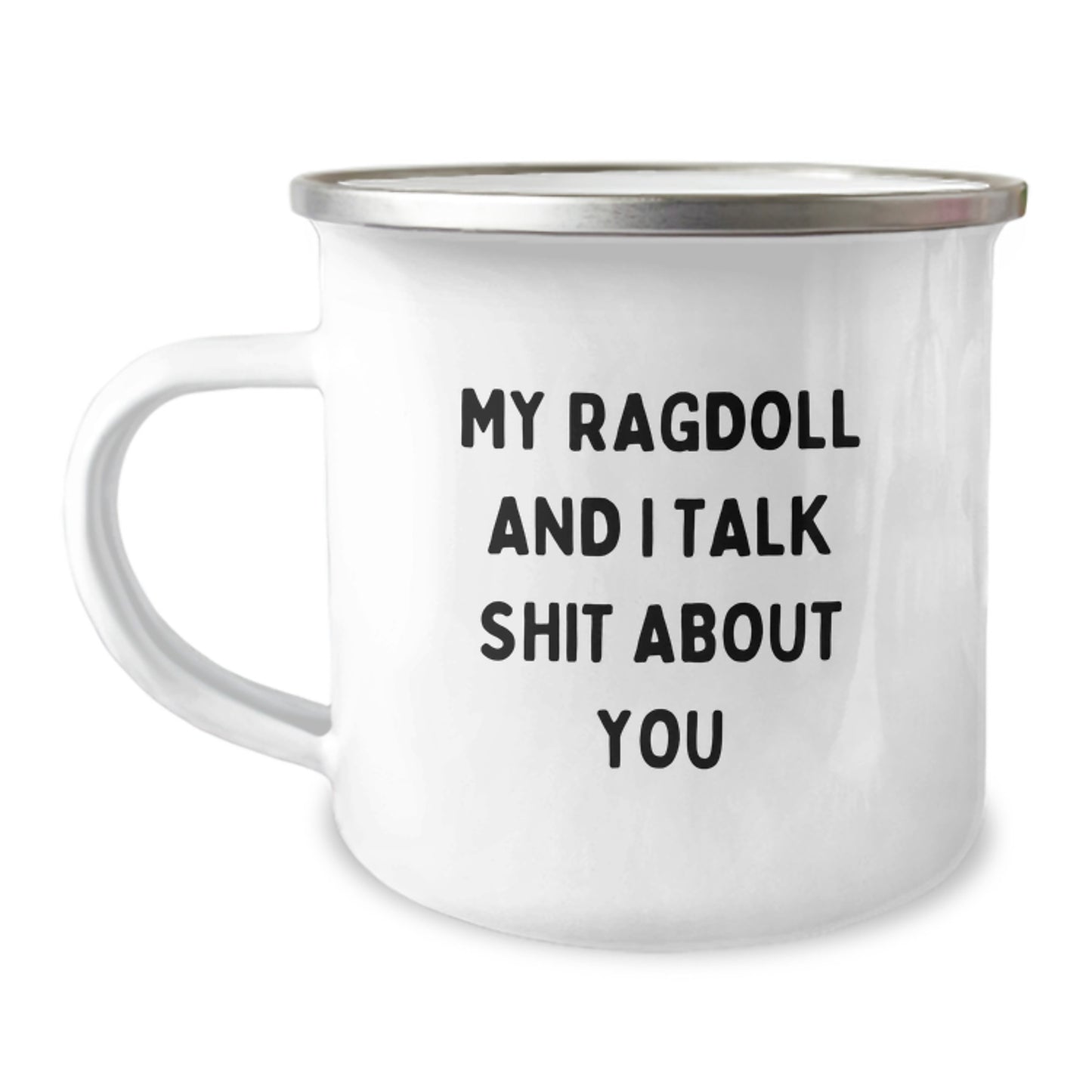 Ragdoll Cat Lovers, Funny Quotes, Gifts for Men, Father's Day Unique Gifts from Friends, Camping Mug for Dad - Image 1