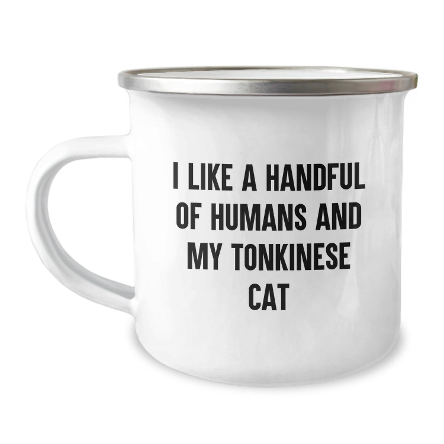 Tonkinese Cat Lover's Funny Camping Mug, Gifts from Friends for Valentine's - Image 1