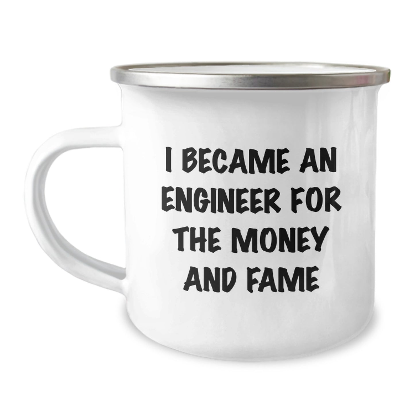 Engineer Gifts for Christmas, Funny Quote Camping Mug, Gifts from Friends, Engineer Unique Christmas Unique Gifts, Engineer Men Funny Quote Camping Mug - Image 1