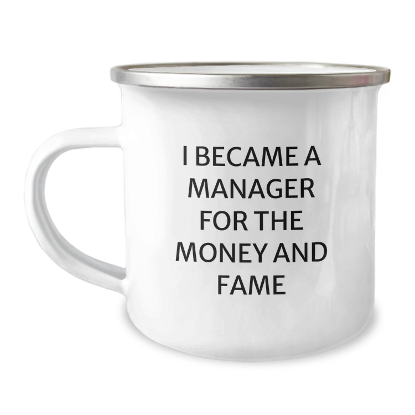 Funny Manager Gifts for Men - I Became A Manager For The Money And Fame Coffee Mug, Birthday Unique Gifts from Friends to Family - Image 1