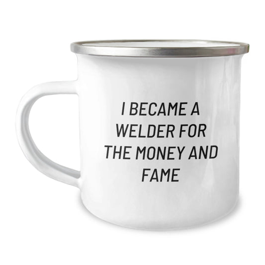 Funny Welder Gifts for Men, Unique Christmas Unique Gifts from Friends for Welder, Camping Mug Funny - Image 1